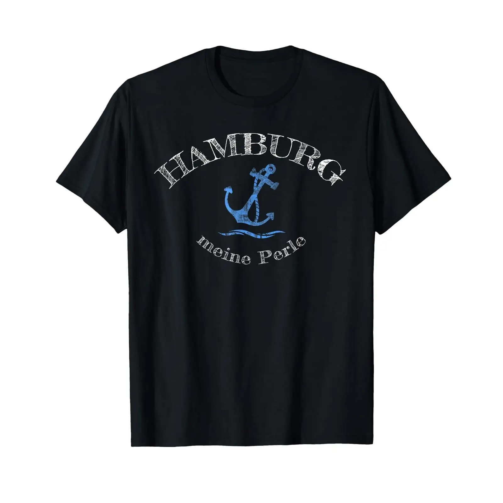 Vintage Fashion Hamburg - T-Shirt mit Hamburg My Pearl Design,