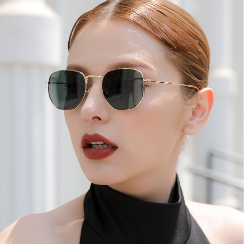 Vintage Fashion Enthusiasts - Runde Punk-Sonnenbrille für Männer, Luxusmarken-Designer Retro-Sonnenbrille