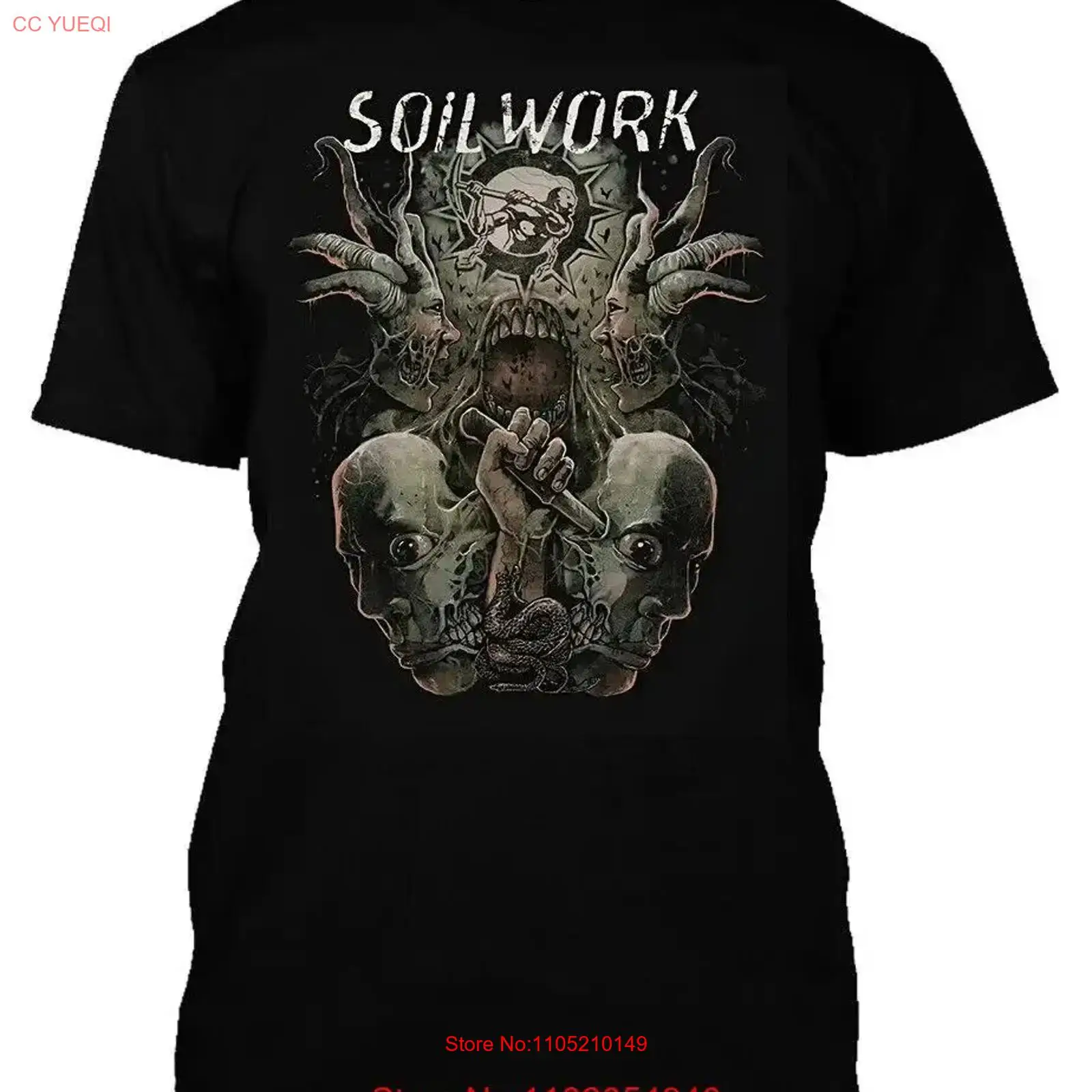Vintage Fashion Jersey - AM BESTEN KAUFEN DARK SOILWORK MUSIC