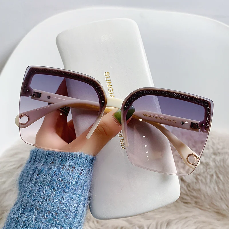 Vintage Fashion Enthusiasts - Übergroße Sonnenbrille für Damen und Herren,