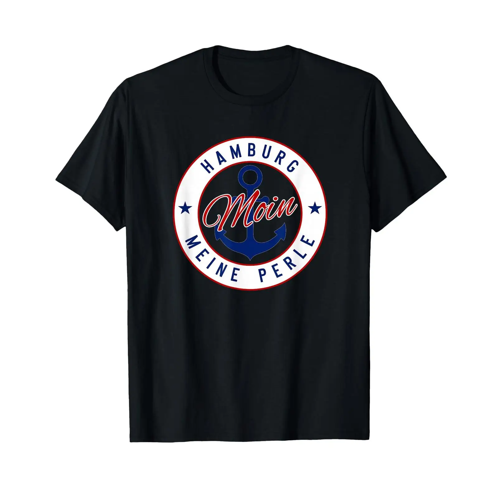 Vintage Fashion Hamburg - T-Shirt Hamburg My Pearl, Vintage-Waschung, stilvoll,