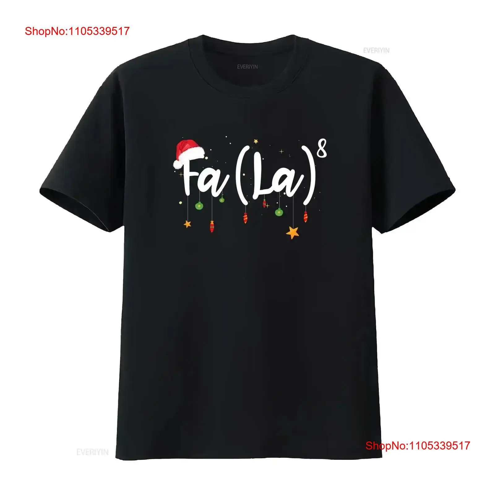 Vintage Fashion La - FA LA 8 Lustiges Weihnachts-T-Shirt Santa