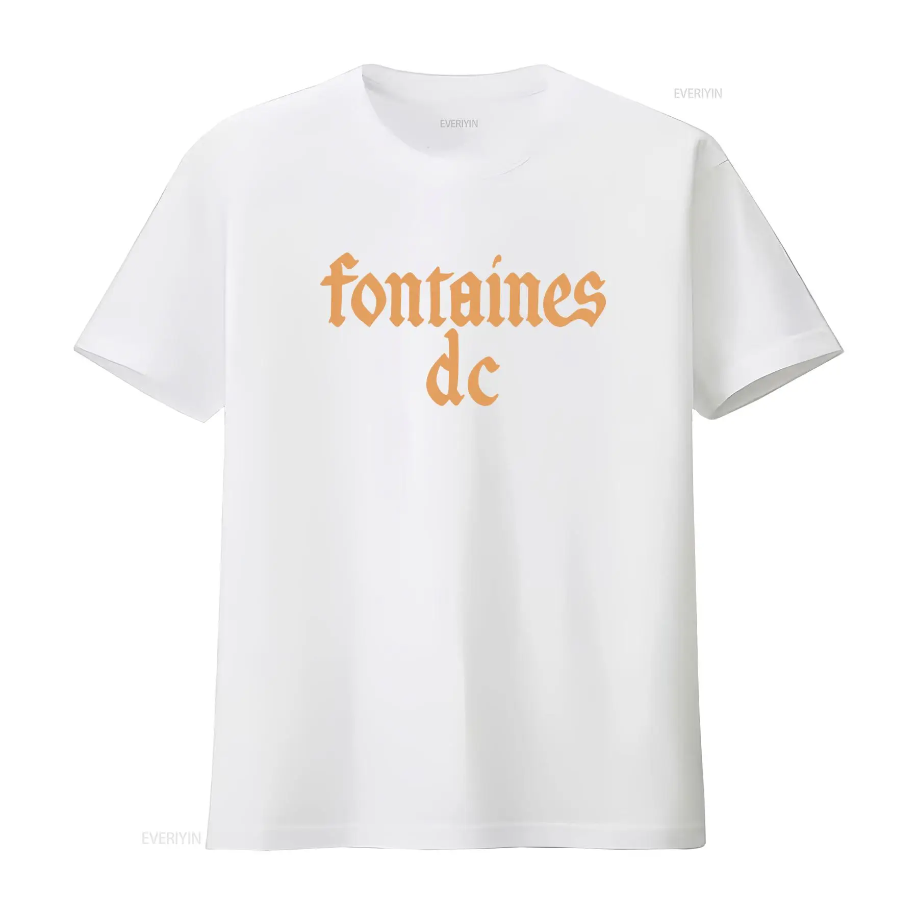 Fontaines D C „Gothic Logo“ sc – Vintage Fashion Jersey Bewertung und Preis