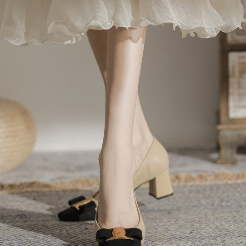 Damen-Pumps mit zweifarbigen B – Vintage Fashion Dresses Bewertung und Preis