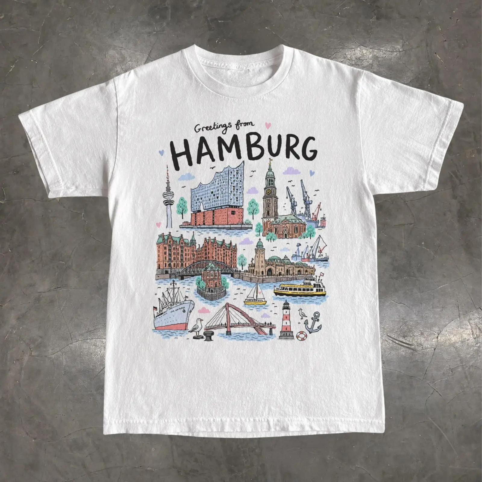 Hamburg Deutschland T-Shirt El – Vintage Fashion Hamburg Bewertung und Preis