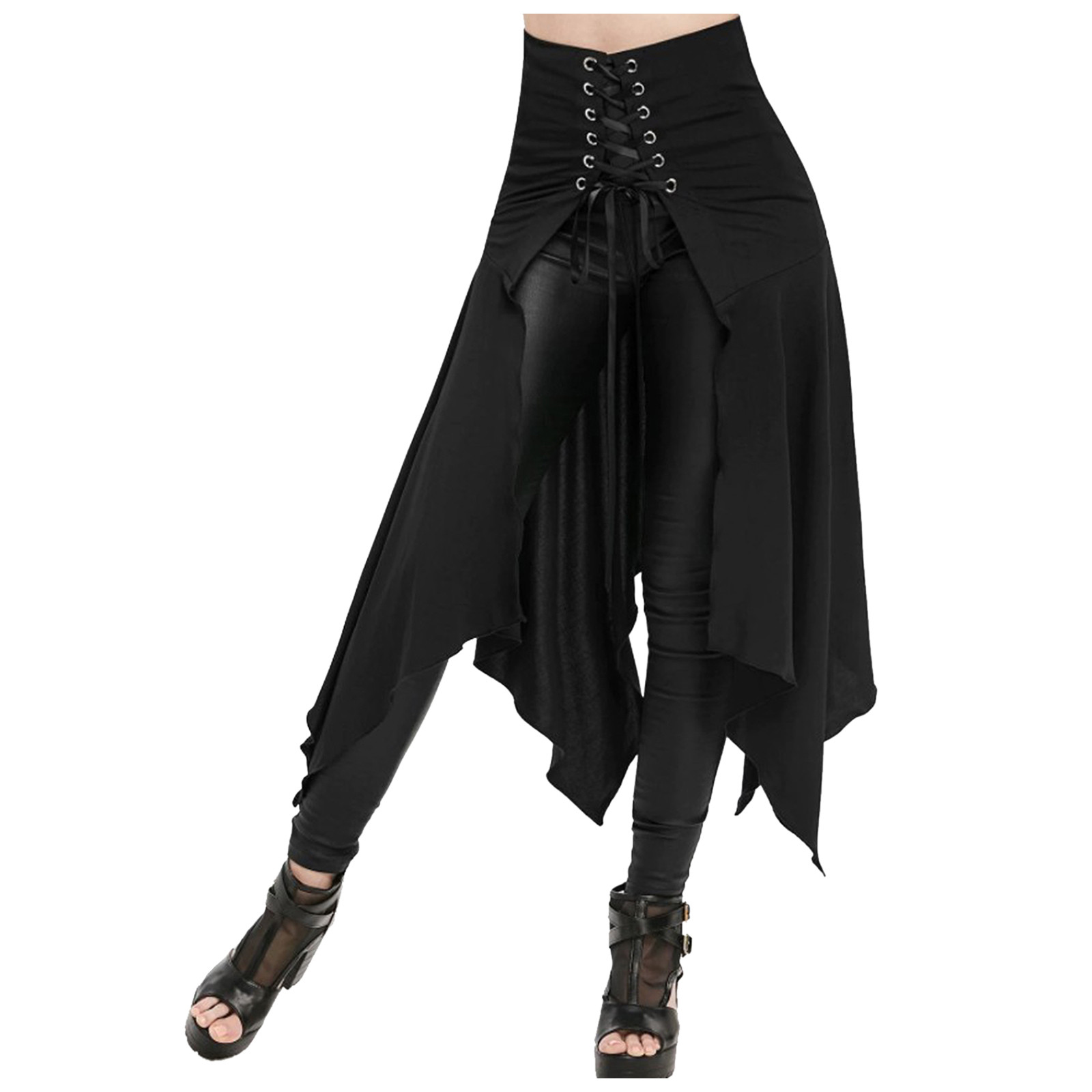 Gothic Rock Schwarz Mittelalte – Vintage Fashion Dresses Bewertung und Preis